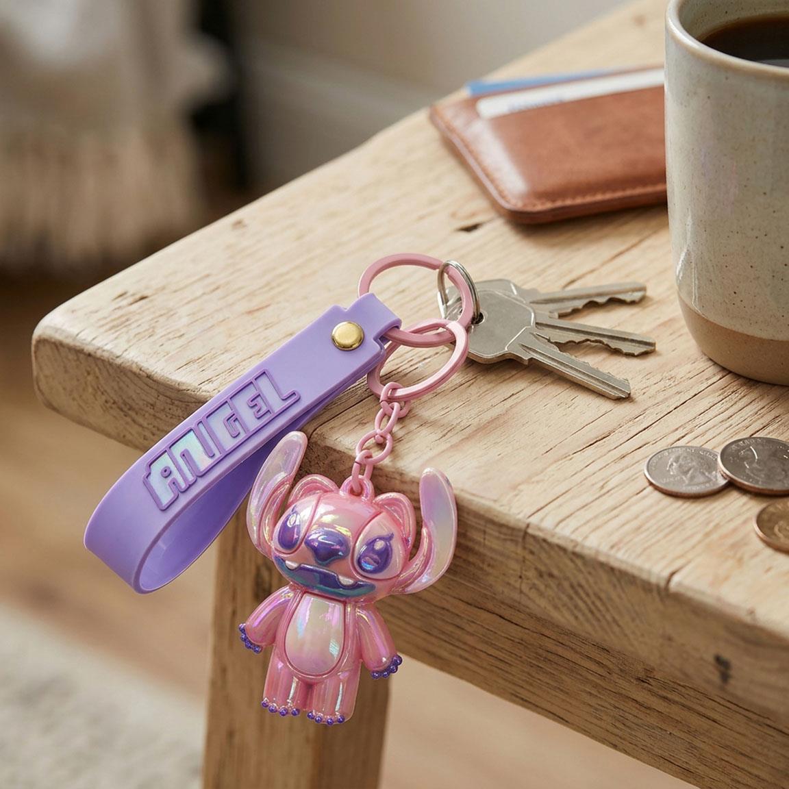 LLAVERO 3D STITCH ANGEL