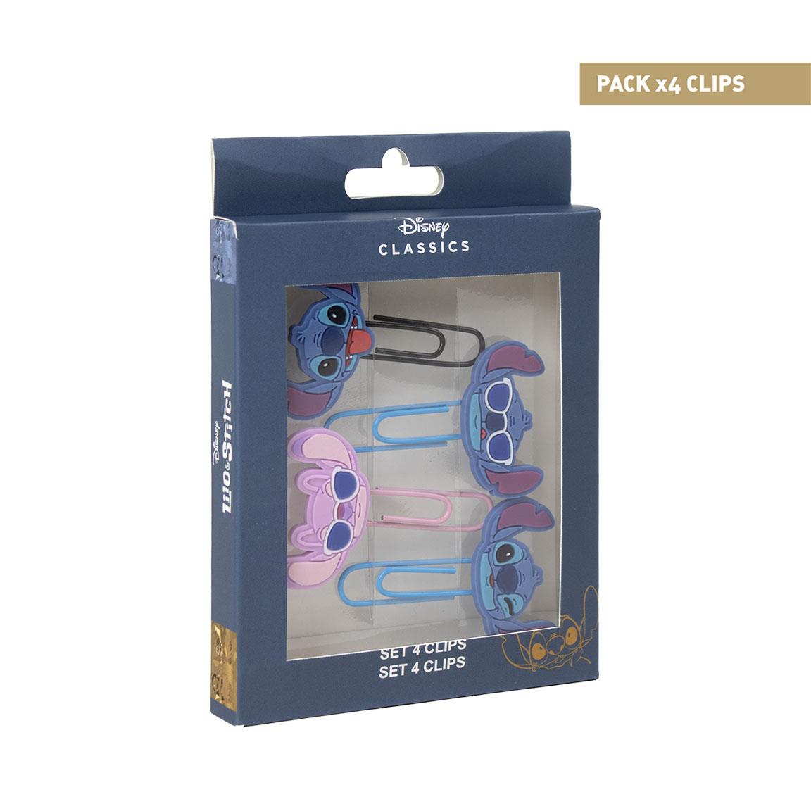 CLIPS PACK x4 STITCH - Imagen 1