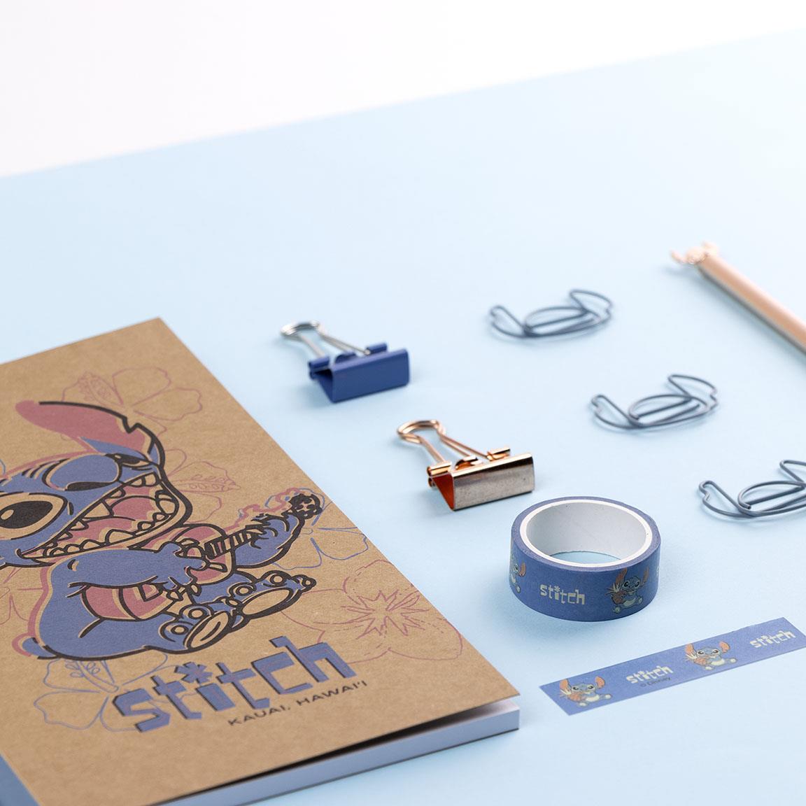 SET DE PAPELERIA STITCH