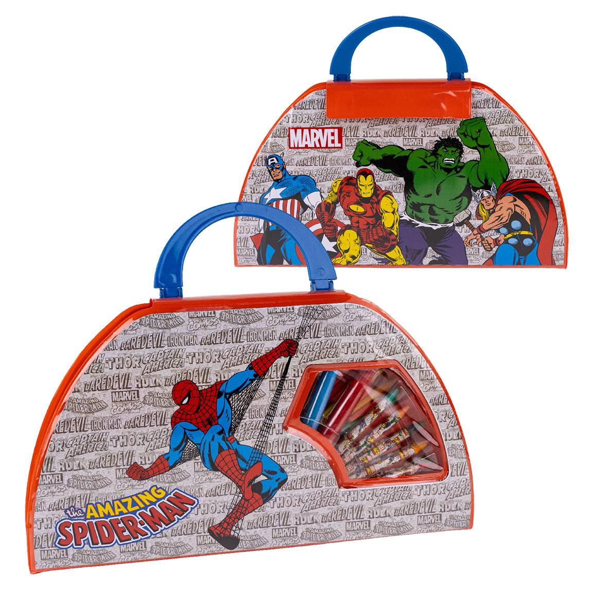 SET PAPELERÍA COLOREABLE 50 PIEZAS MARVEL - Imagen 2
