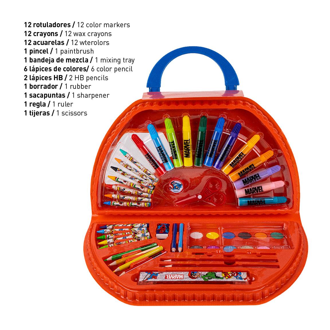 SET COLOREABLE 50 PIEZAS MARVEL - Imagen 3