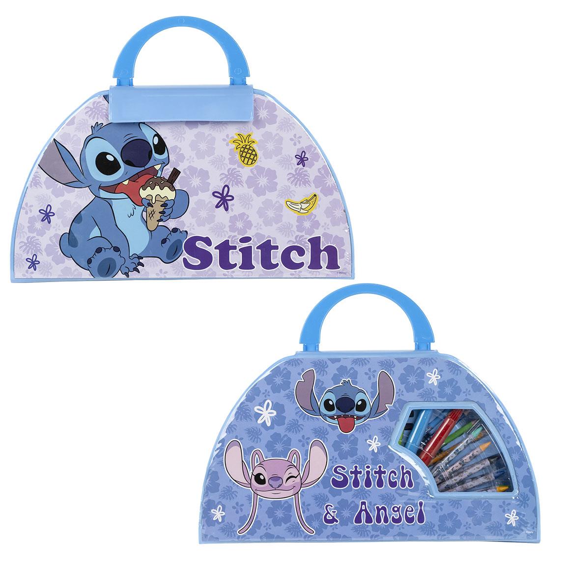 SET PAPELERÍA COLOREABLE 50 PIEZAS STITCH - Imagen 2