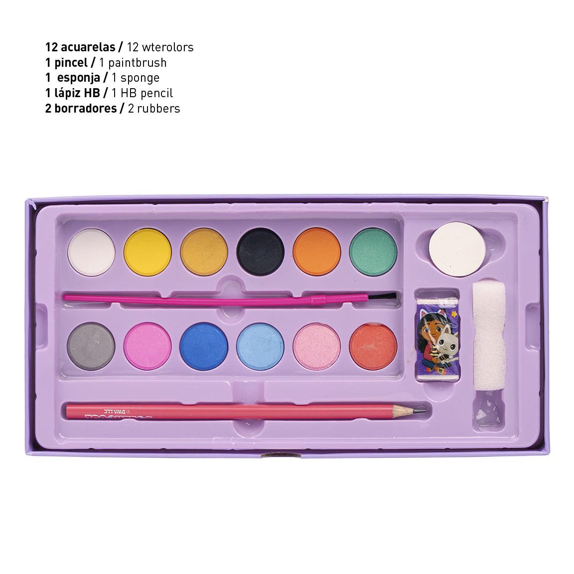 SET PAPELERÍA COLOREABLE MALETÍN GABBY´S DOLLHOUSE - Imagen 3