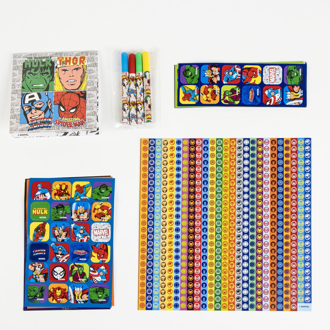 PACK PEGATINAS 1000 PIEZAS MARVEL - Imagen 2