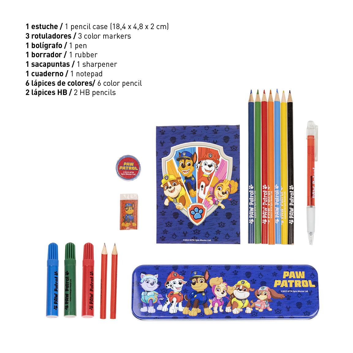 SET PAPELERÍA COLOREABLE PAW PATROL - Imagen 2