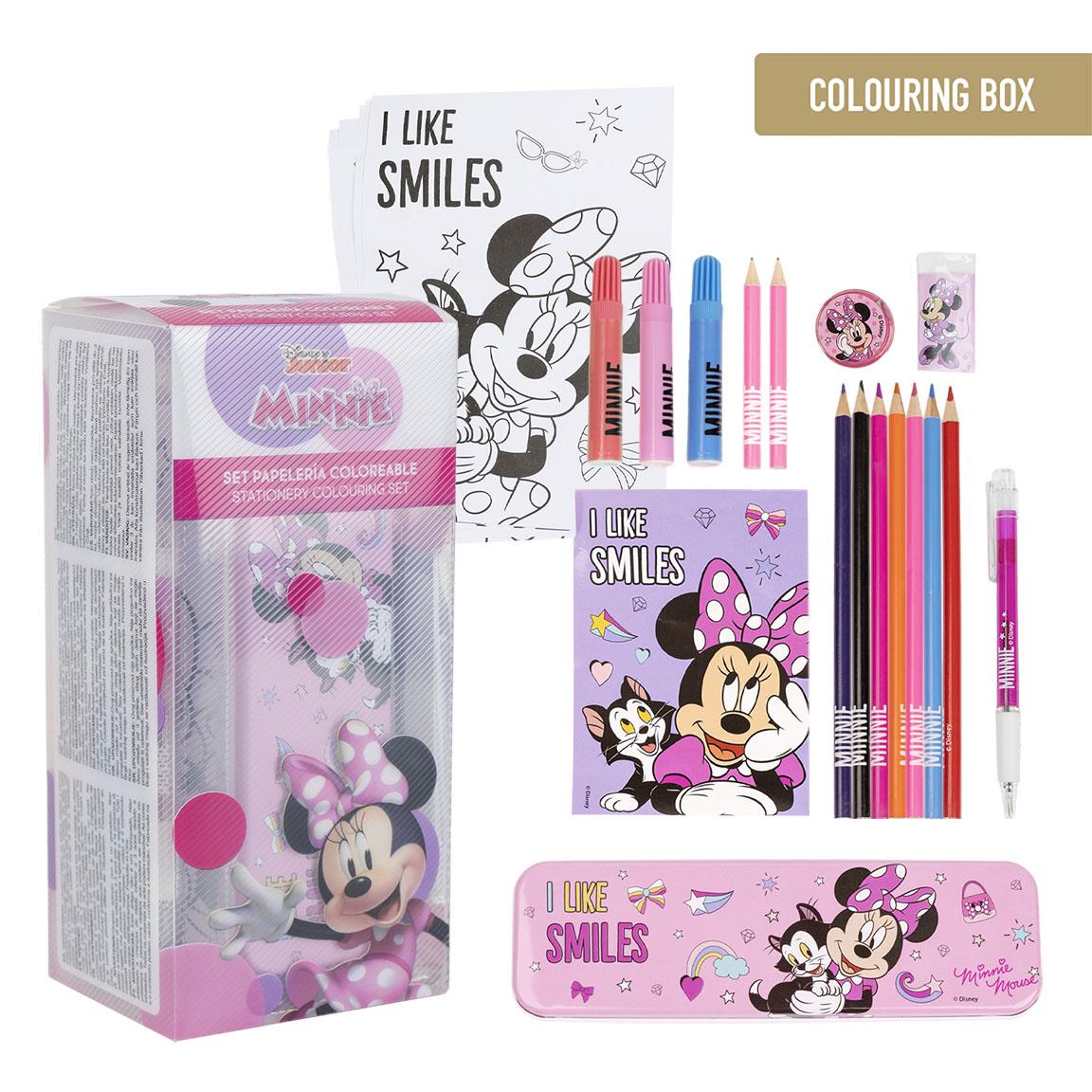 SET PAPELERÍA COLOREABLE MINNIE - Imagen 1