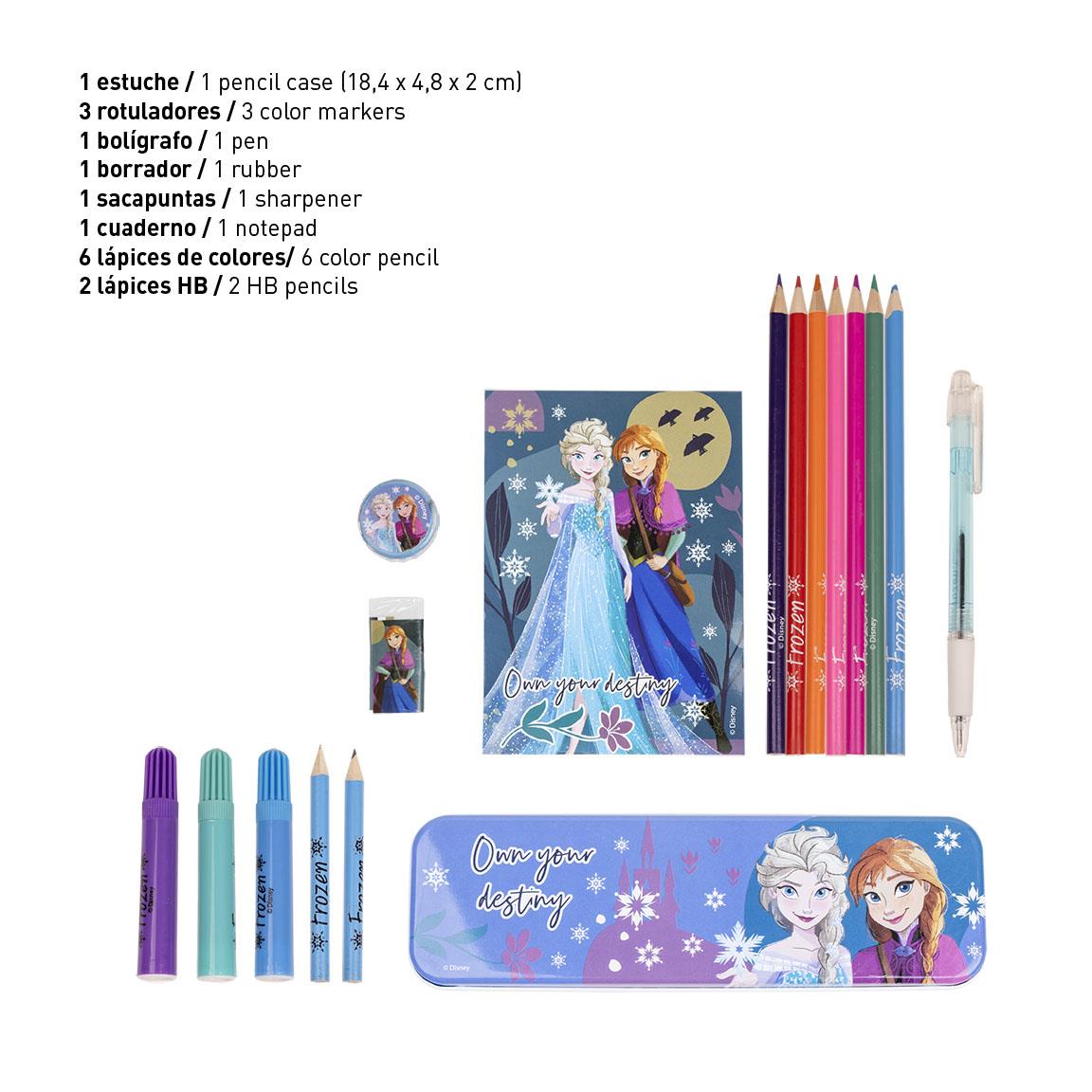 SET PAPELERÍA COLOREABLE FROZEN - Imagen 2