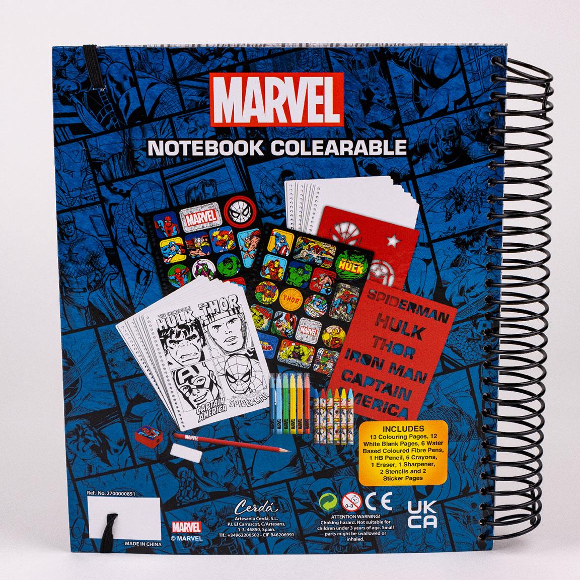 ALBUM ACTIVIDADES COLOREABLE MARVEL - Imagen 2