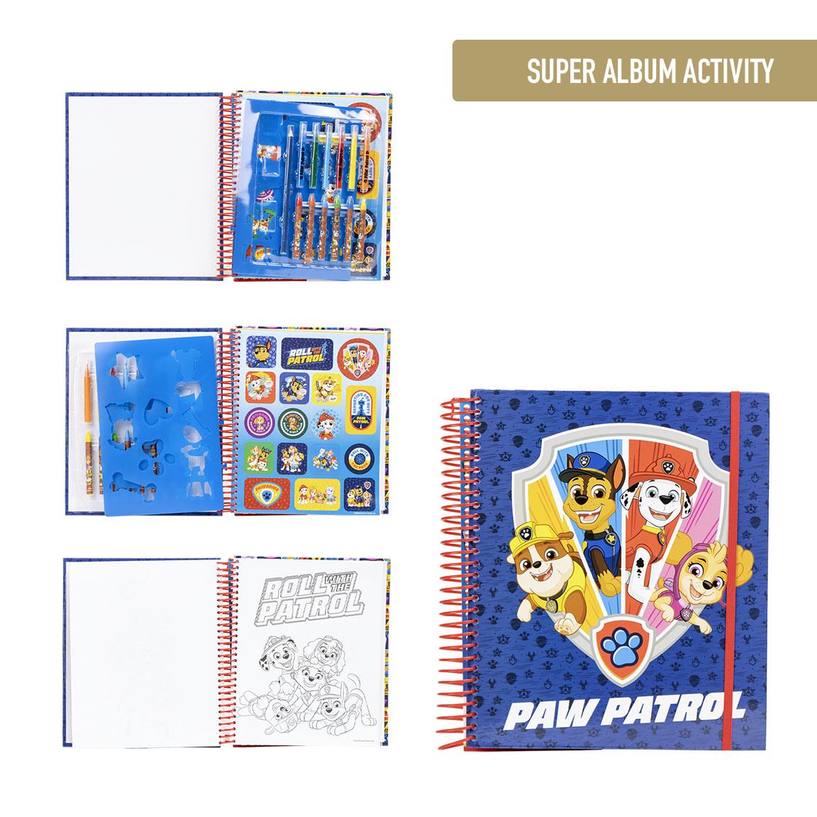ALBUM ACTIVIDADES COLOREABLE PAW PATROL - Imagen 1
