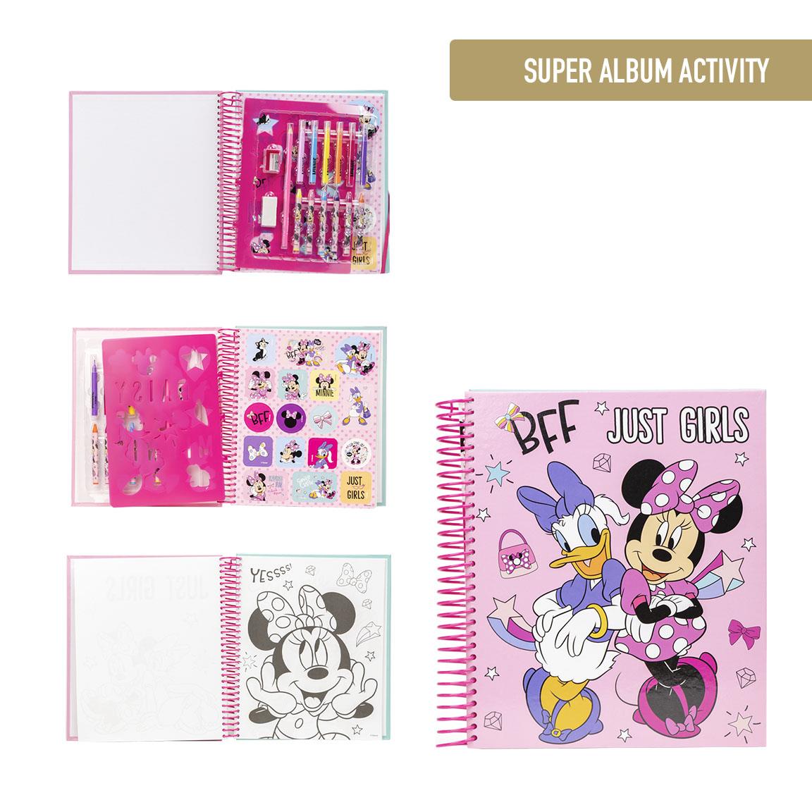 ALBUM ACTIVIDADES COLOREABLE MINNIE - Imagen 1