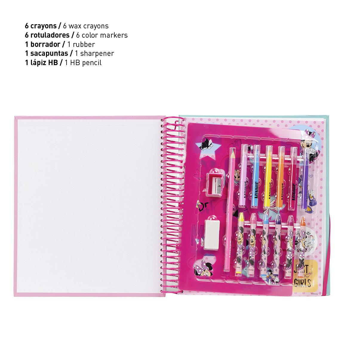 ALBUM ACTIVIDADES COLOREABLE MINNIE - Imagen 3