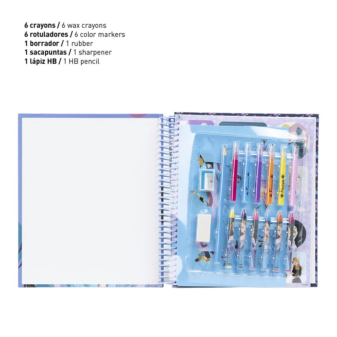 ALBUM ACTIVIDADES COLOREABLE FROZEN - Imagen 3