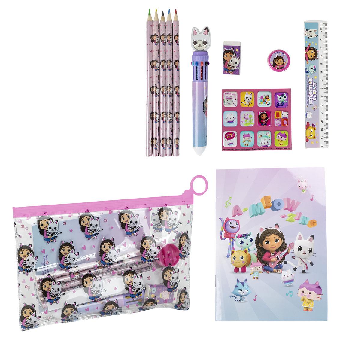 SET PAPELERÍA ESCOLAR EVA GABBY´S DOLLHOUSE - Imagen 1