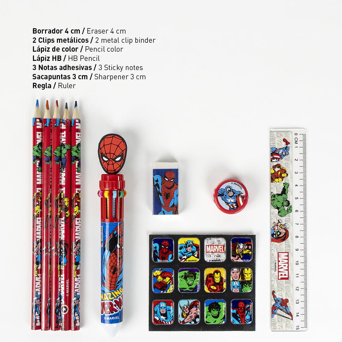 SET PAPELERÍA ESCOLAR EVA AVENGERS - Imagen 2