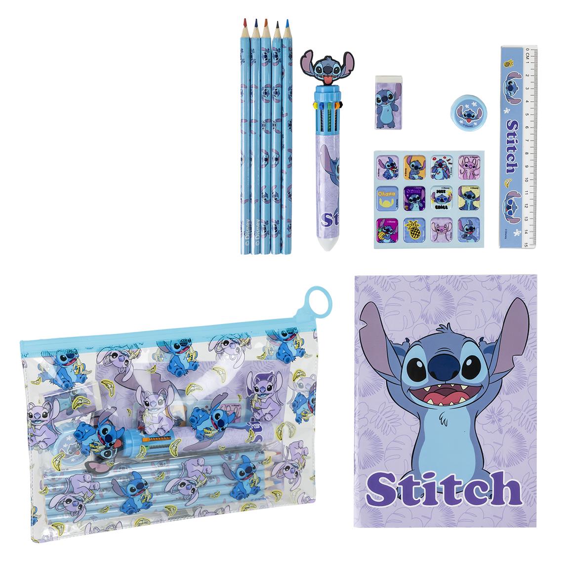 SET PAPELERÍA ESCOLAR EVA STITCH - Imagen 1