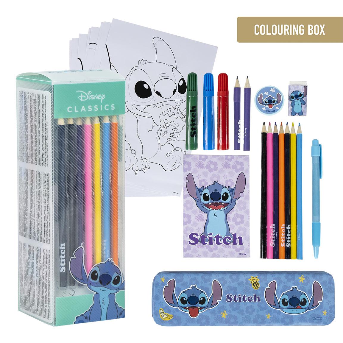 SET PAPELERÍA COLOREABLE STITCH - Imagen 1
