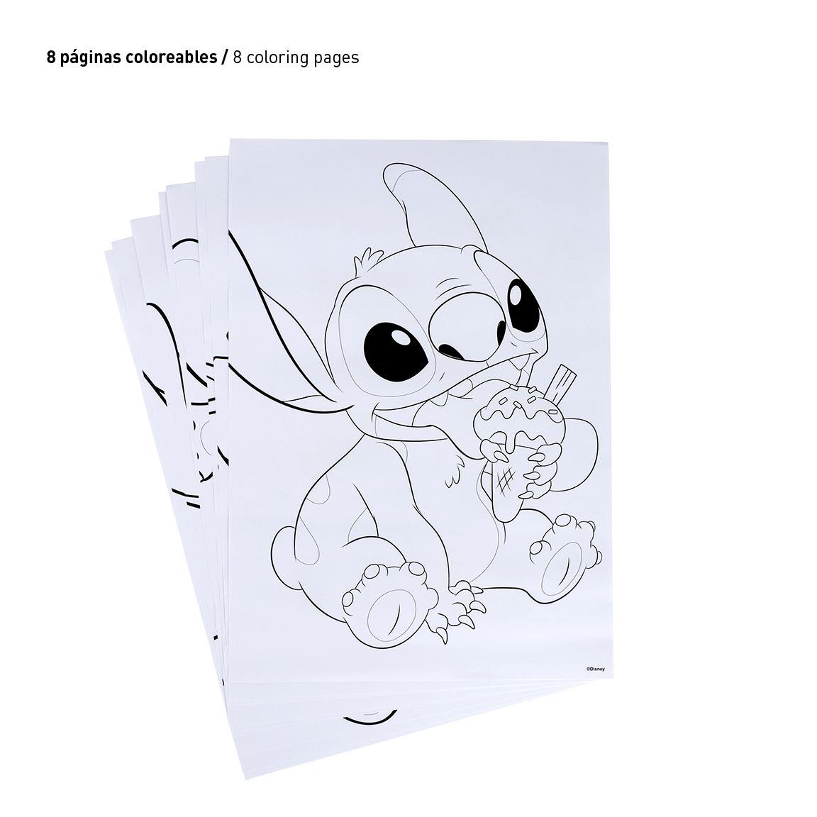SET PAPELERÍA COLOREABLE STITCH - Imagen 3