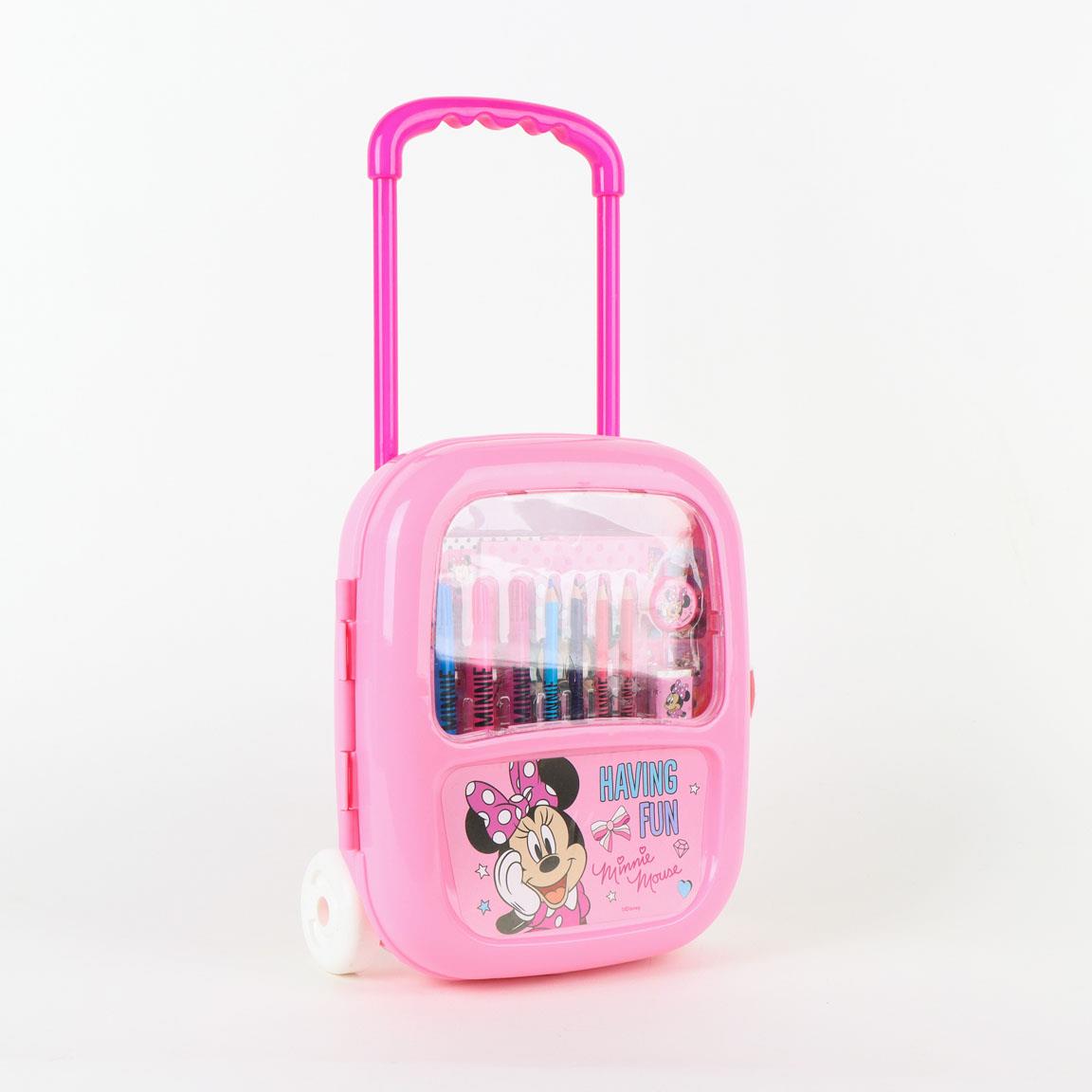 SET PAPELERÍA COLOREABLE TROLLEY MINNIE - Imagen 2
