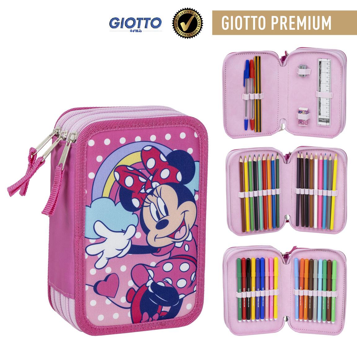 PLUMIER CON ACCESORIOS GIOTTO MINNIE - Imagen 1
