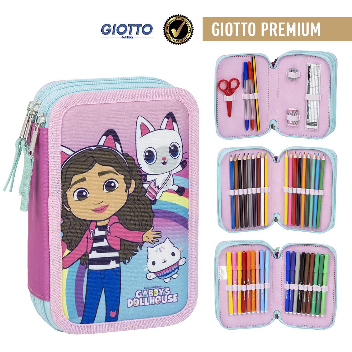 PLUMIER CON ACCESORIOS GIOTTO GABBY´S DOLLHOUSE - Imagen 1