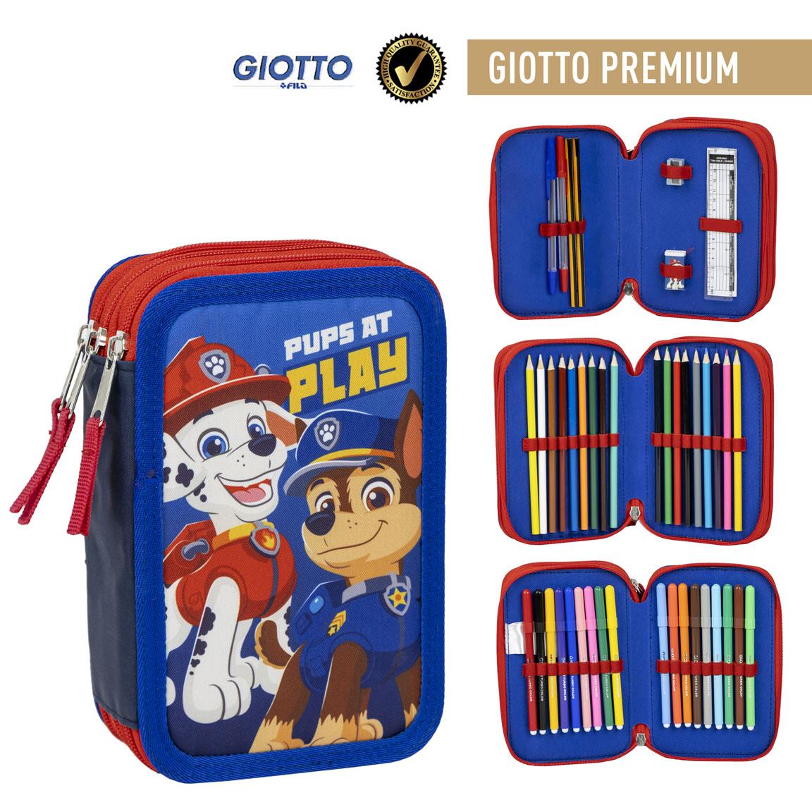 PLUMIER CON ACCESORIOS GIOTTO PAW PATROL - Imagen 1