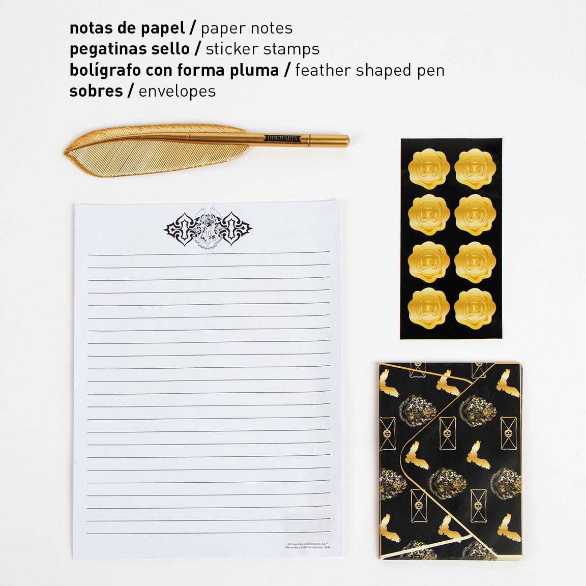 SET DE PAPELERÍA PLUMA HARRY POTTER - Imagen 2