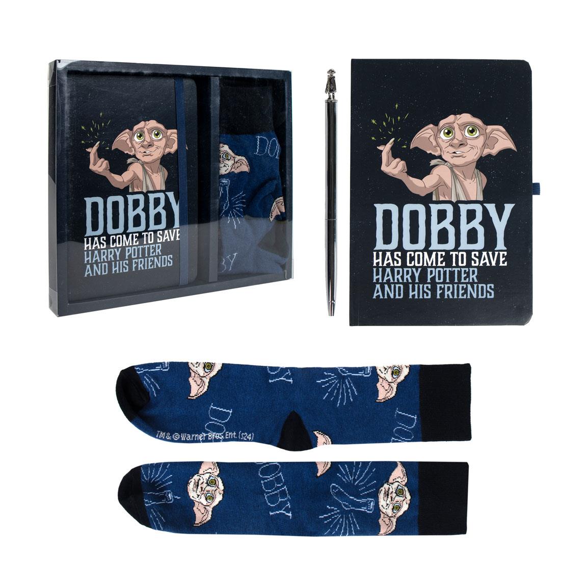 SET DE PAPELERÍA CALCETÍN HARRY POTTER DOBBY - Imagen 1