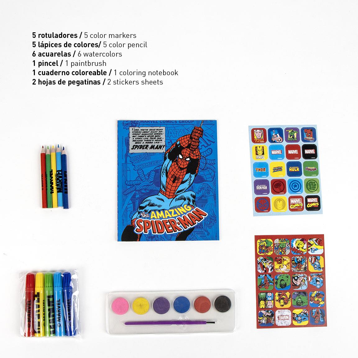 COLOREABLE MOCHILA AVENGERS - Imagen 2