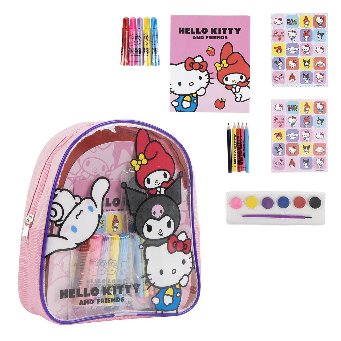 COLOREABLE MOCHILA HELLO KITTY - Imagen 1