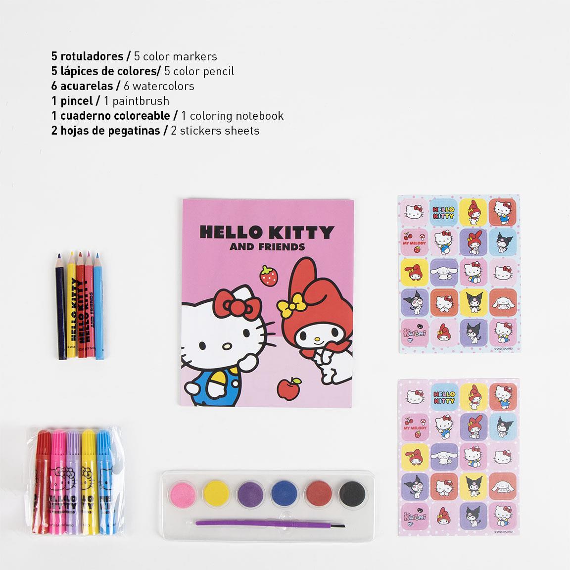 COLOREABLE MOCHILA HELLO KITTY - Imagen 3