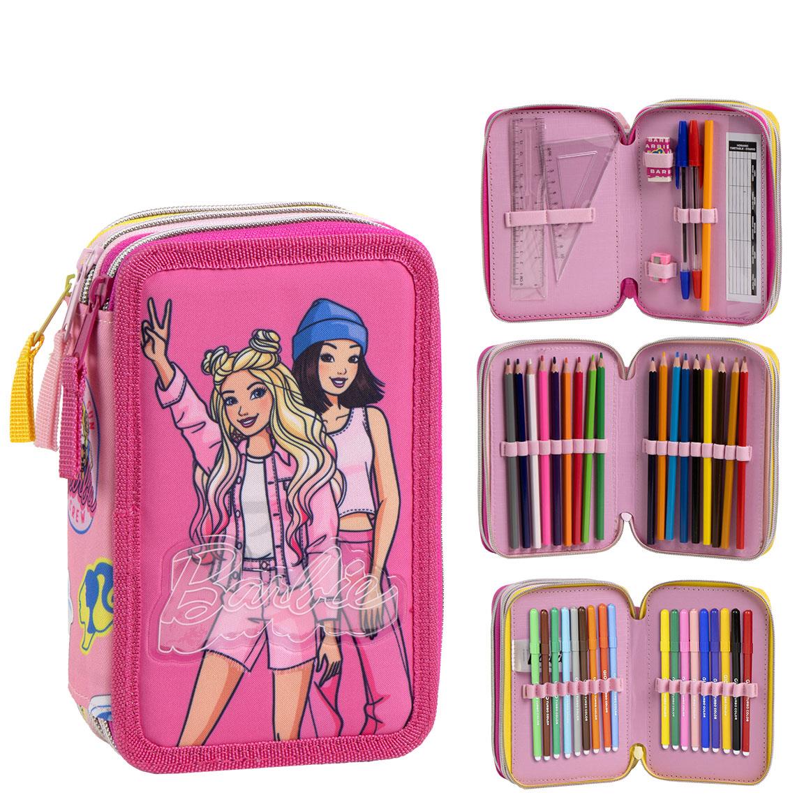 PLUMIER CON ACCESORIOS GIOTTO BARBIE - Imagen 1