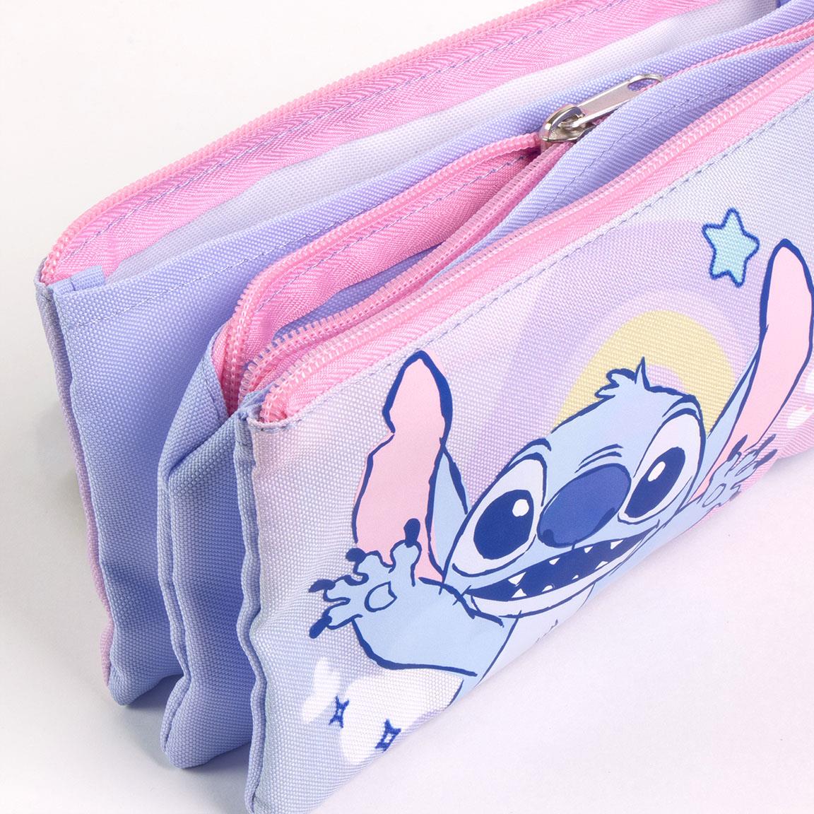 ESTUCHE PORTATODO 3 COMPARTIMENTOS STITCH - Imagen 3