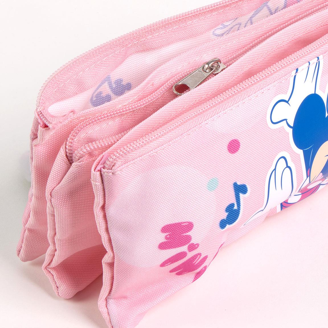 ESTUCHE PORTATODO 3 COMPARTIMENTOS MINNIE - Imagen 3