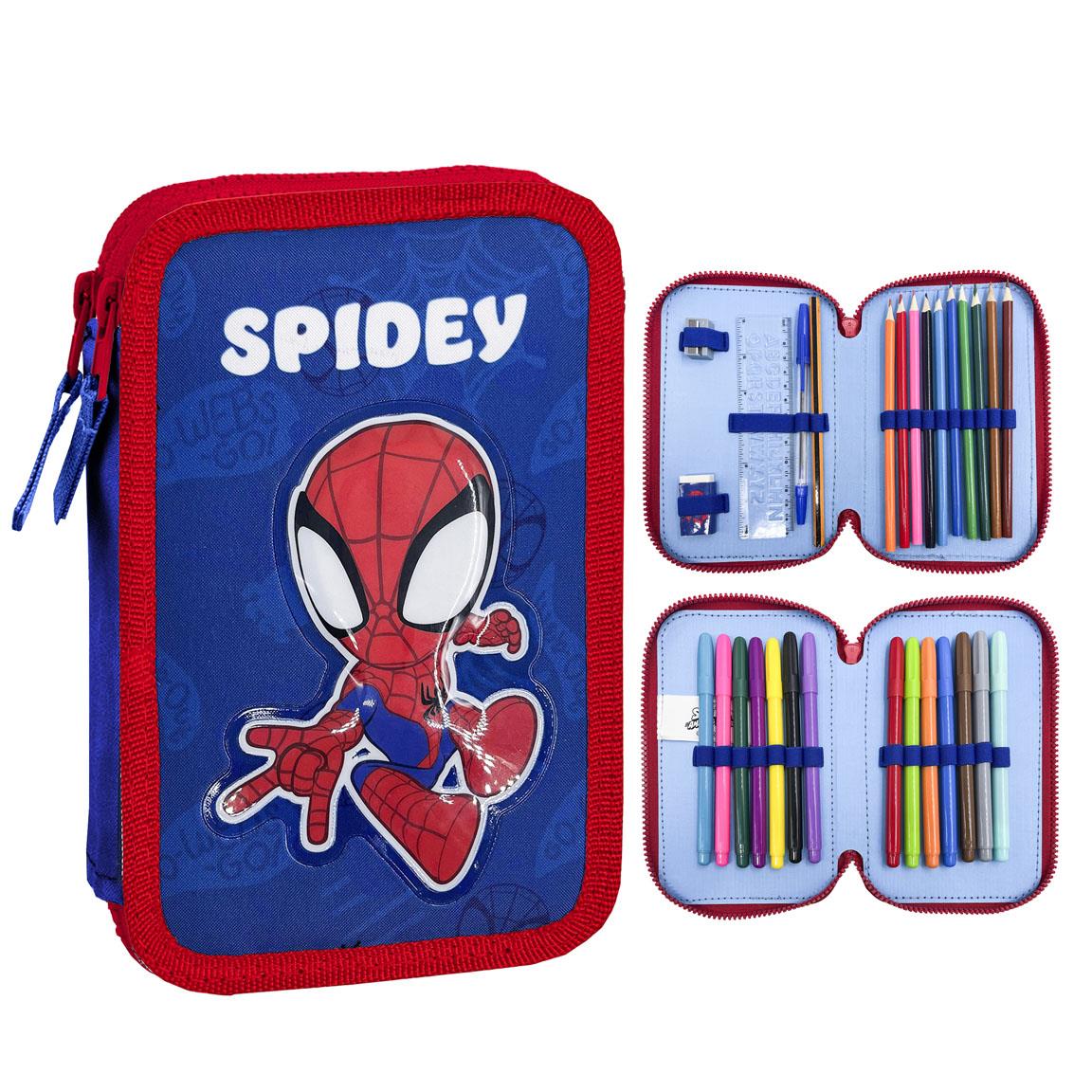 PLUMIER CON ACCESORIOS SPIDEY - Imagen 1