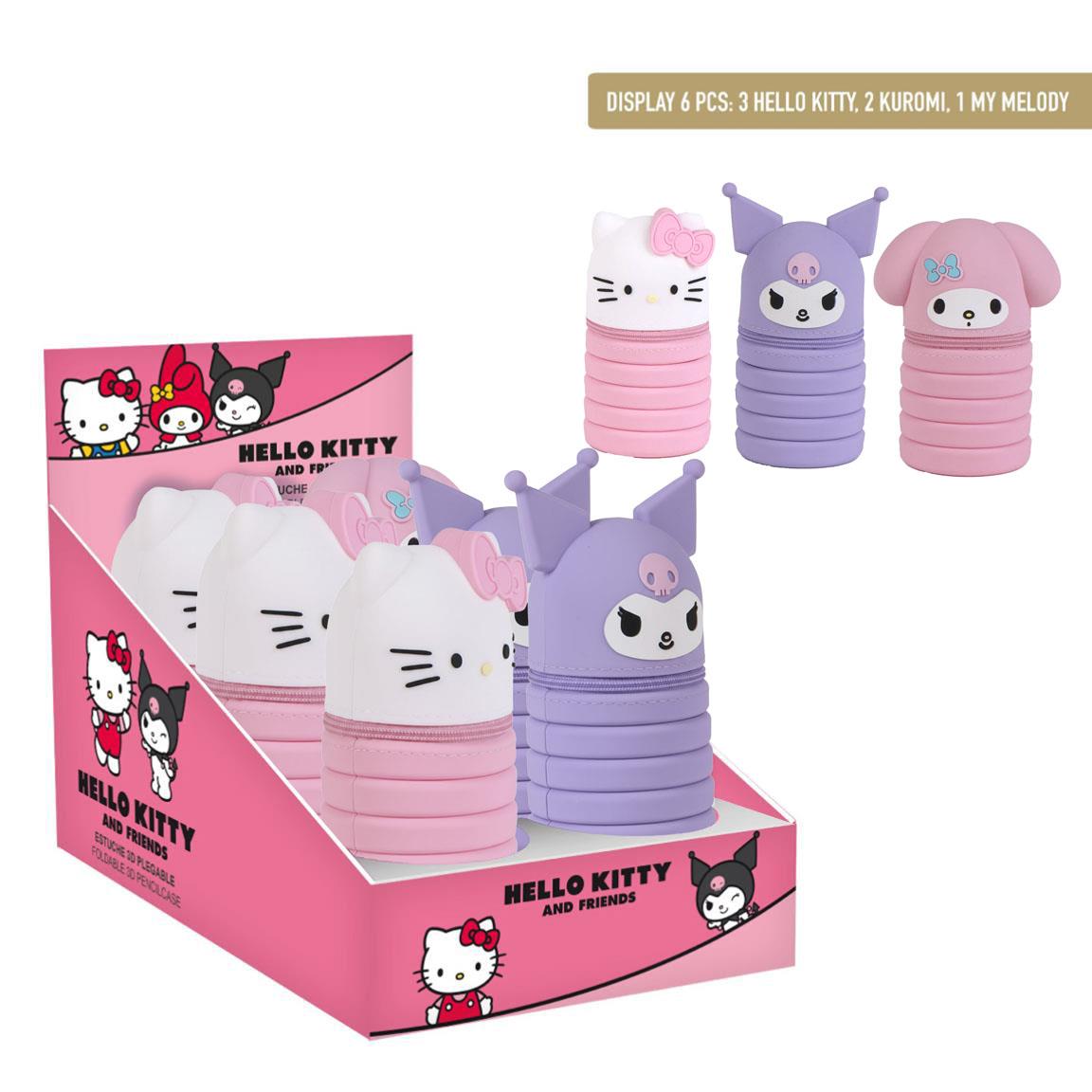 ESTUCHE PORTATODO SILICONA HELLO KITTY - Imagen 1