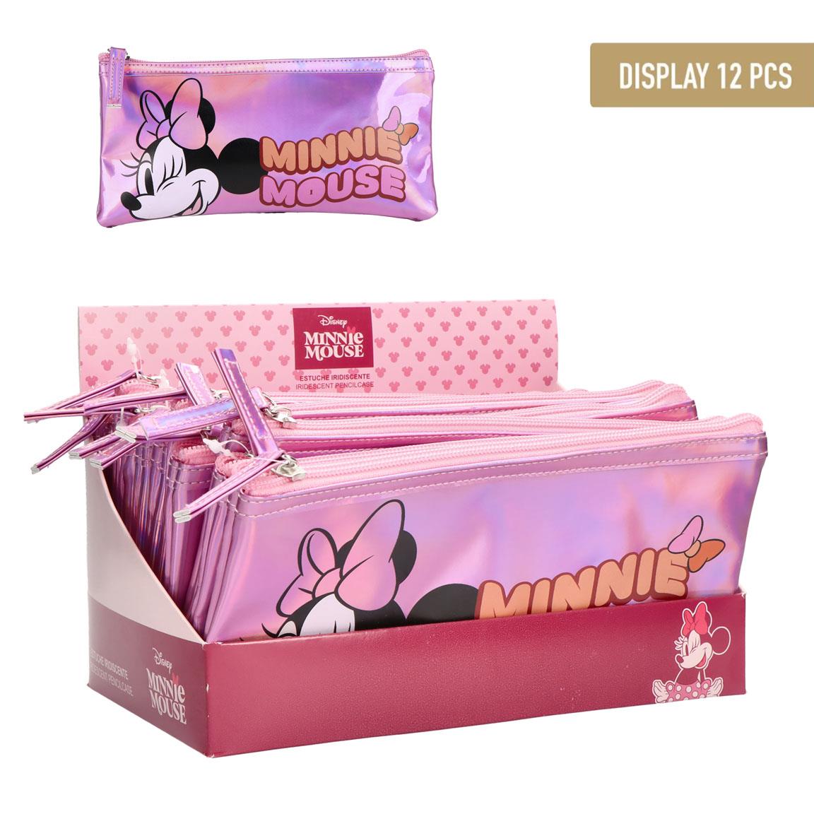 ESTUCHE PORTATODO IRIDISCENTE MINNIE - Imagen 1