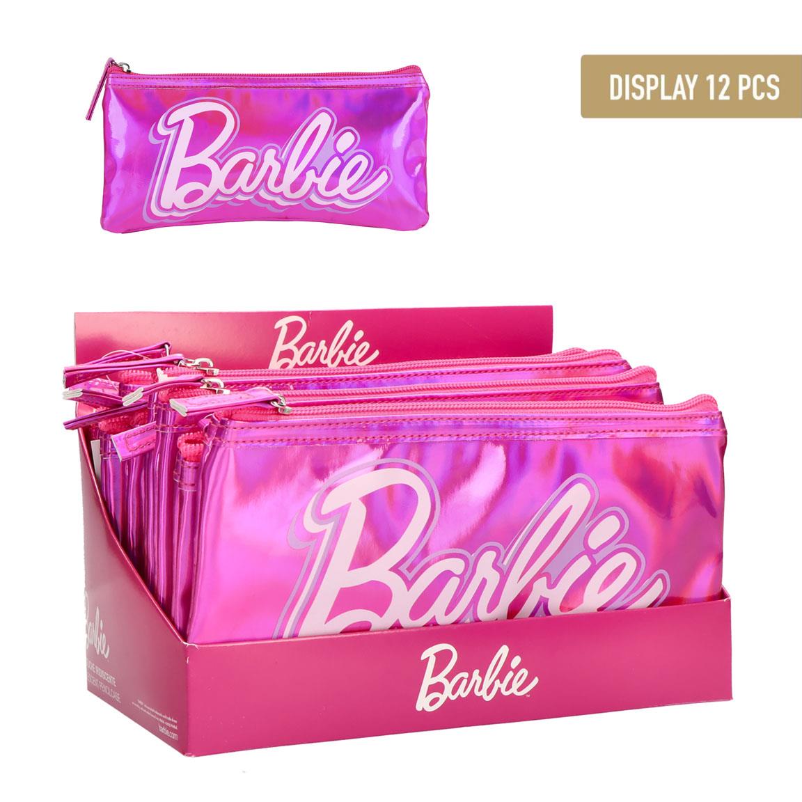ESTUCHE PORTATODO IRIDISCENTE BARBIE - Imagen 1