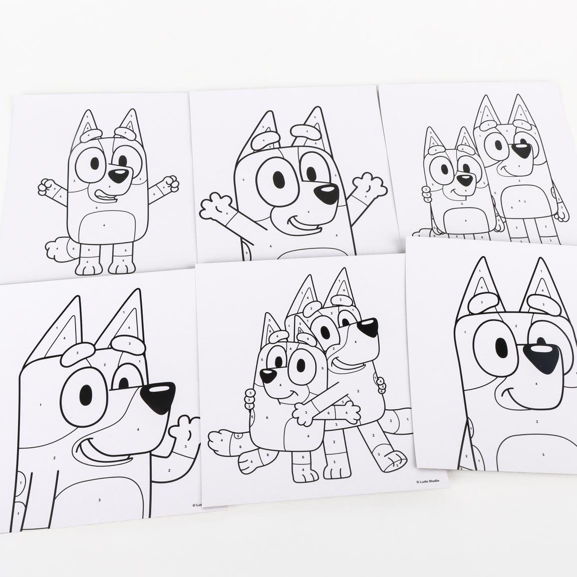 SET COLOREABLE COLOREABLE BLUEY - Imagen 3