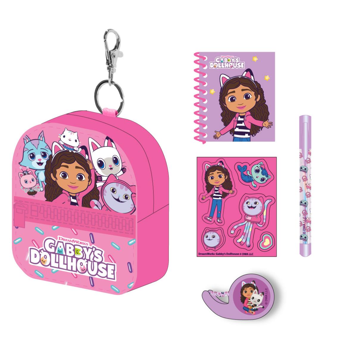 SET DE PAPELERÍA MINIMOCHILA GABBY´S DOLLHOUSE - Imagen 2