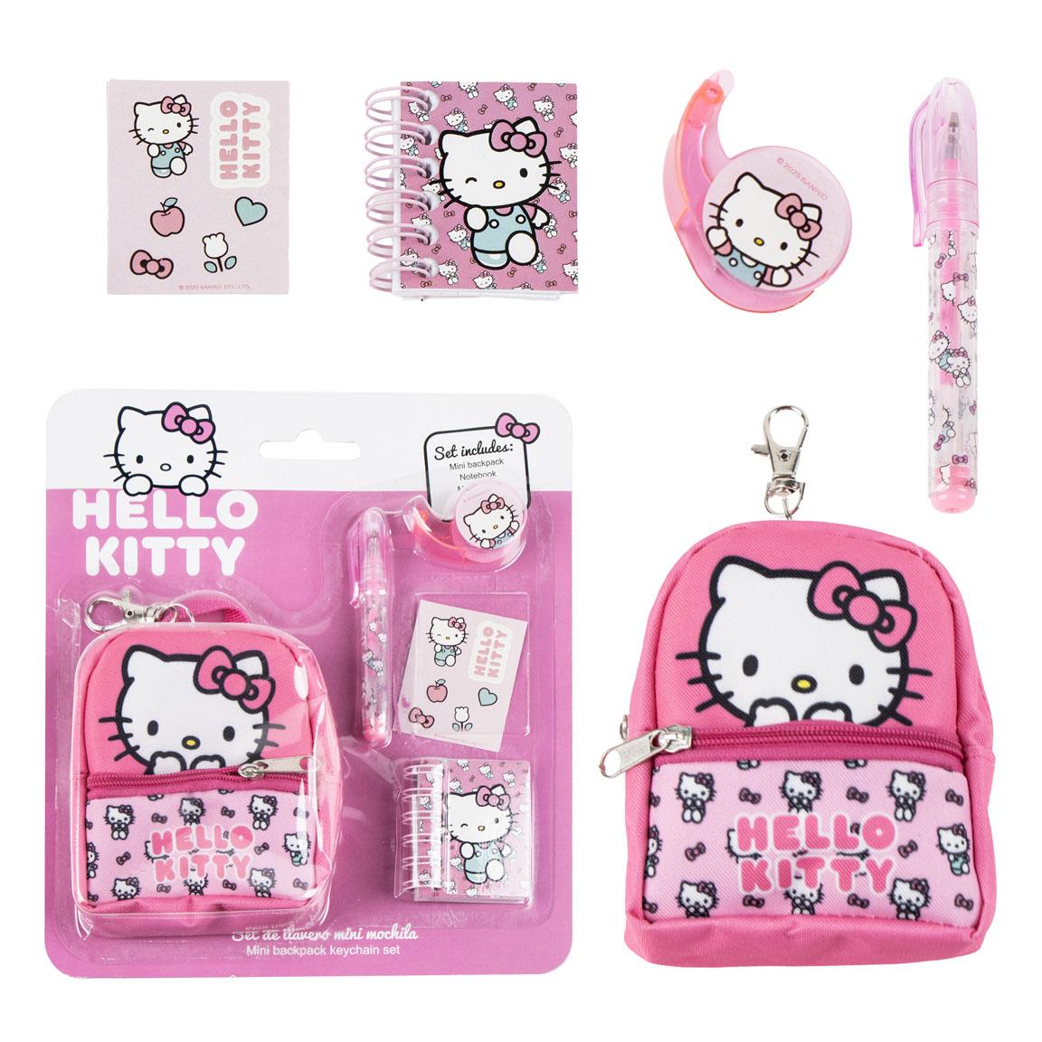 SET DE PAPELERÍA MINIMOCHILA HELLO KITTY - Imagen 1