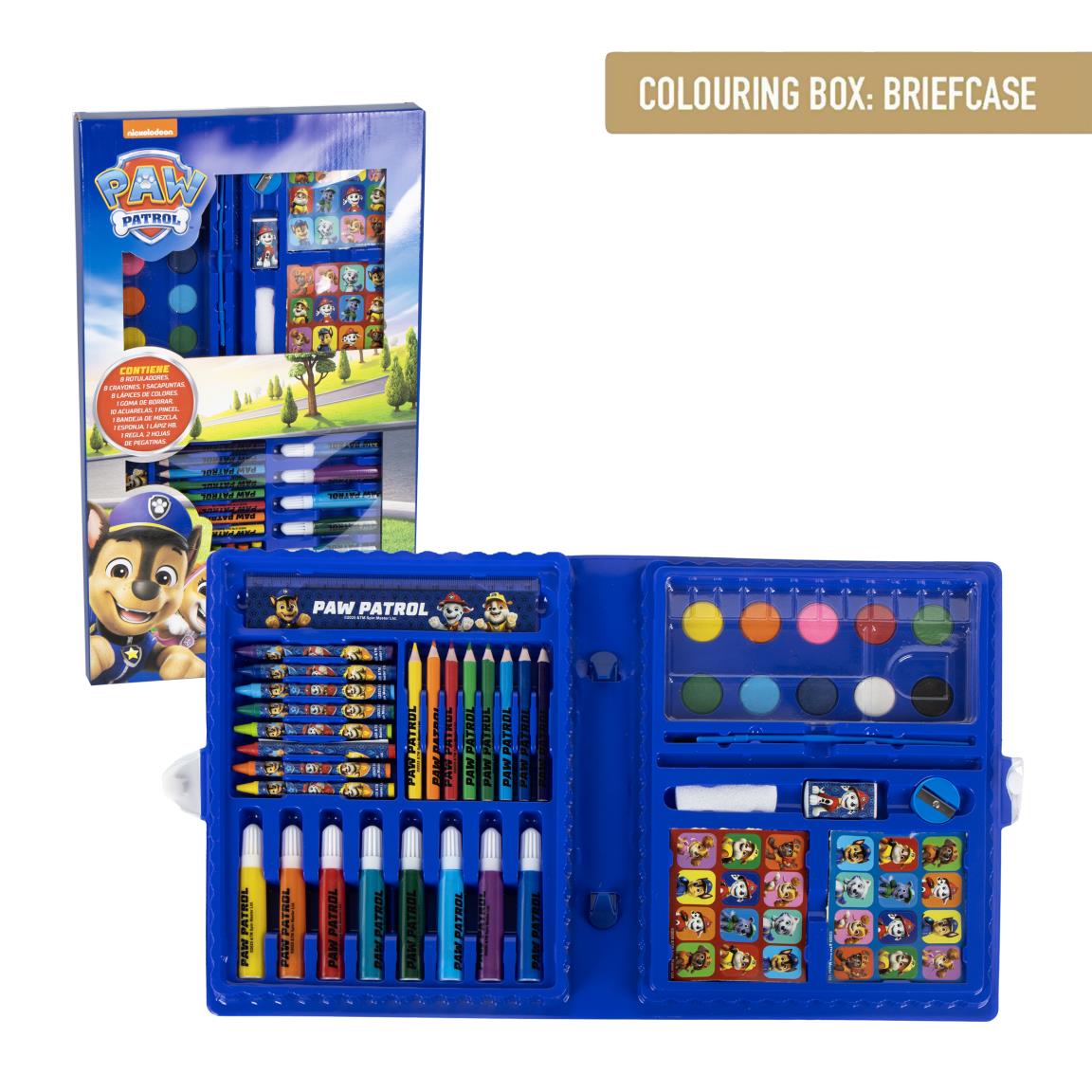 SET PAPELERÍA COLOREABLE CAJA PAW PATROL - Imagen 1