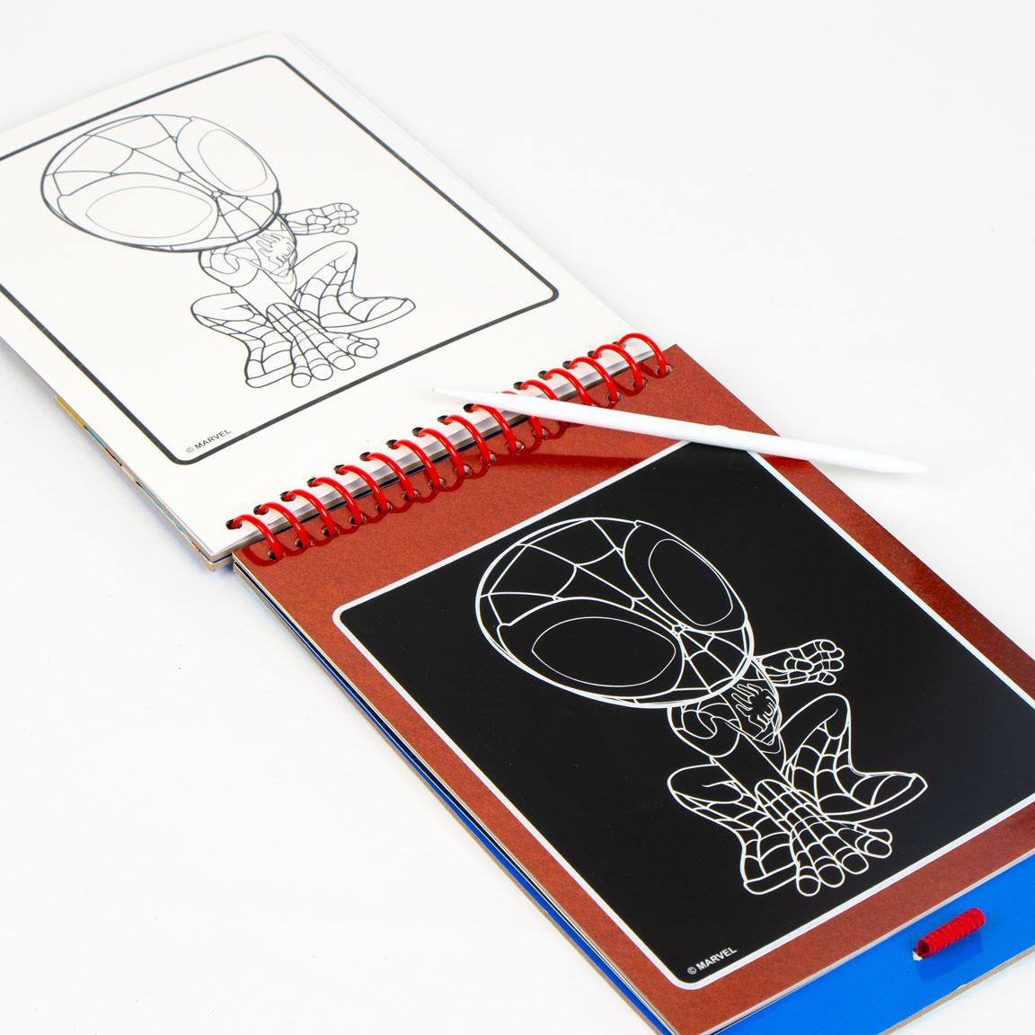 SET DE PAPELERÍA SCRATCH BOOK SPIDEY - Imagen 2