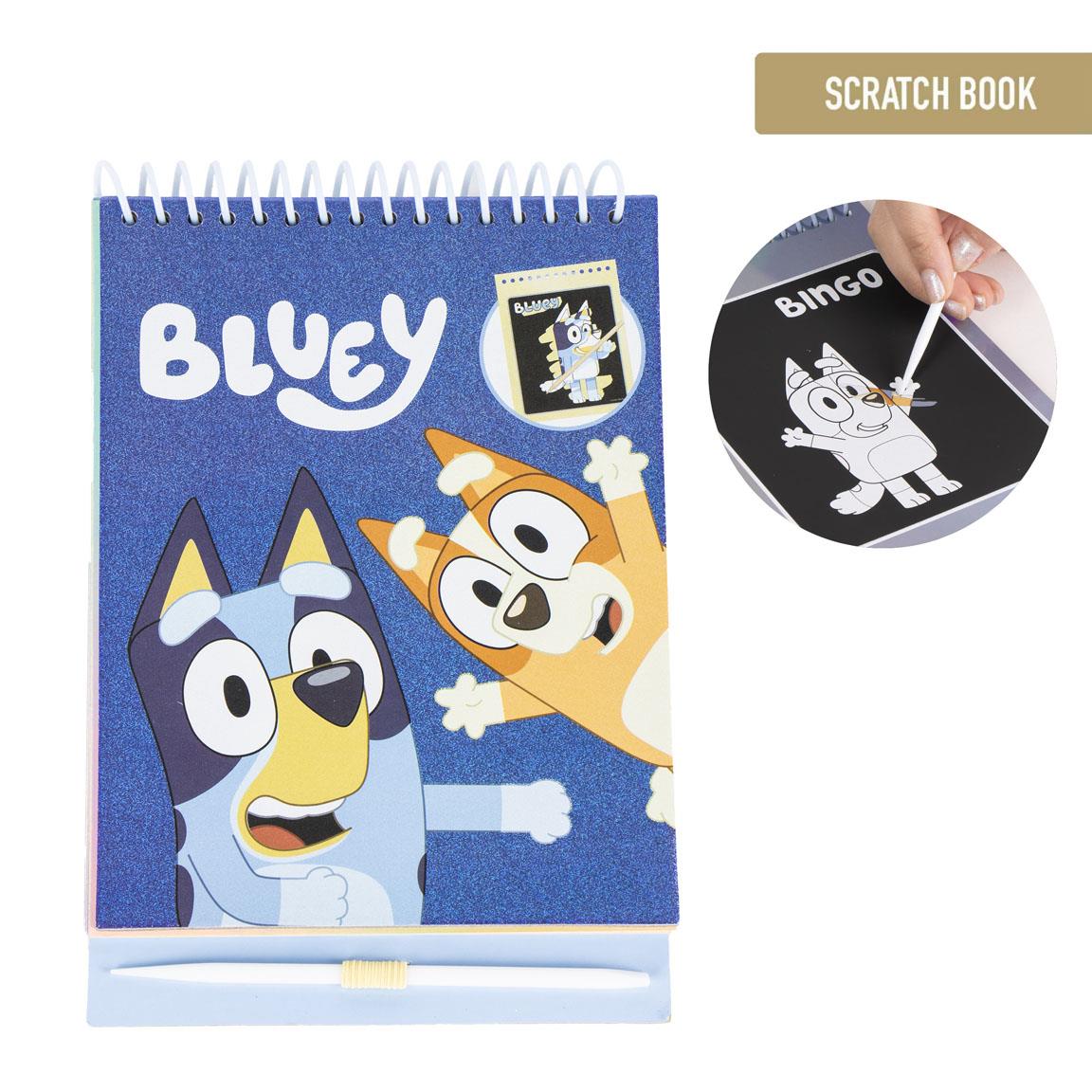 SET DE PAPELERÍA SCRATCH BOOK BLUEY - Imagen 1