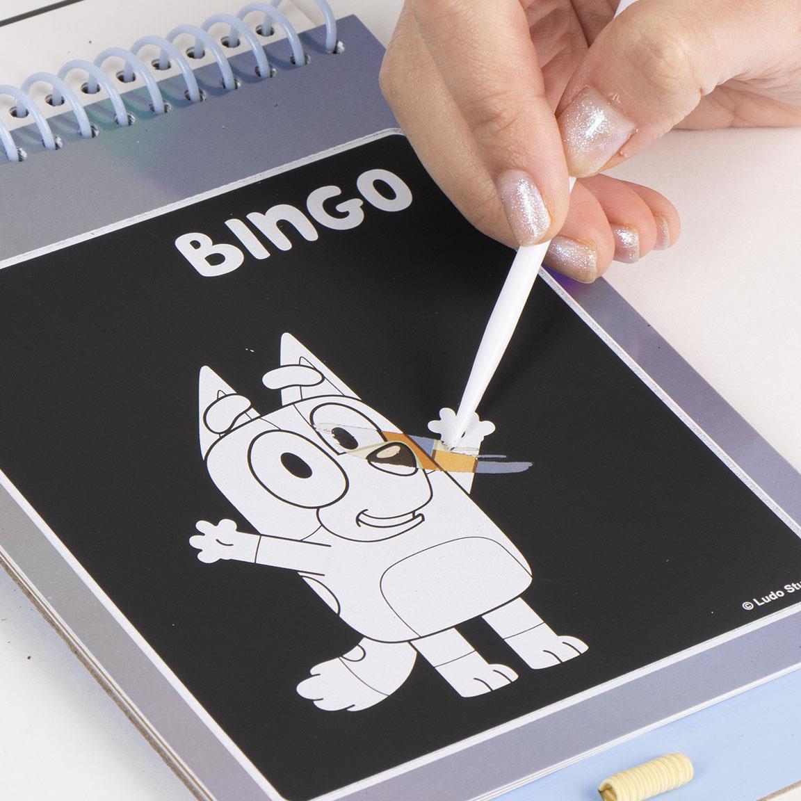 SET DE PAPELERÍA SCRATCH BOOK BLUEY - Imagen 3