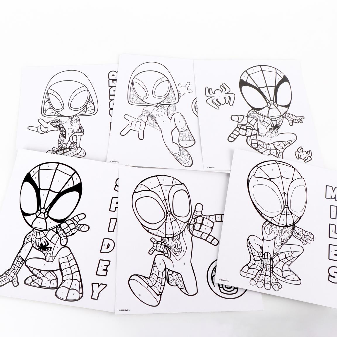 SET DE PAPELERÍA COLOREABLE SPIDEY - Imagen 3