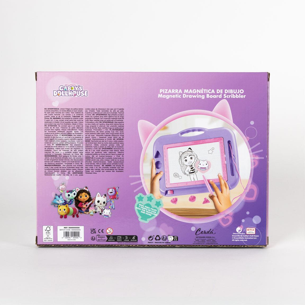 SET DE PAPELERÍA PIZARRA MAGNÉTICA GABBY´S DOLLHOUSE - Imagen 2