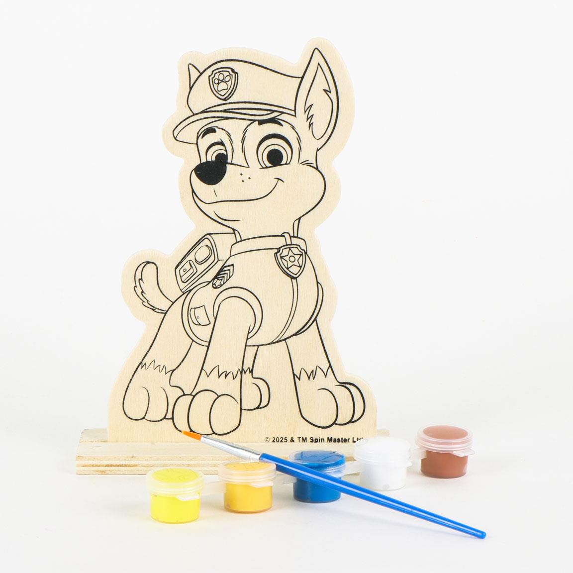 FIGURAS COLOREABLES MADERA PAW PATROL - Imagen 3