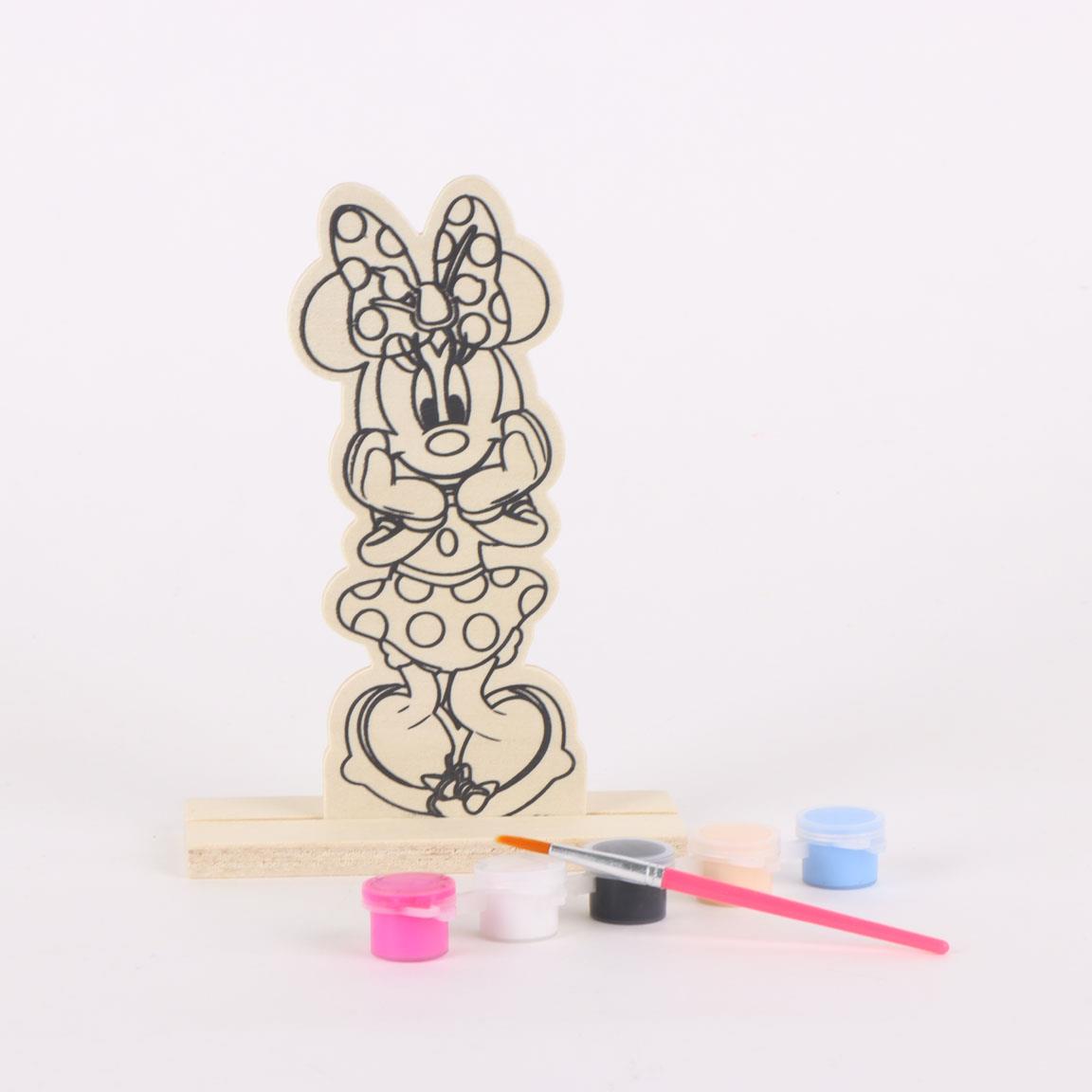 FIGURAS COLOREABLES MADERA MINNIE - Imagen 3