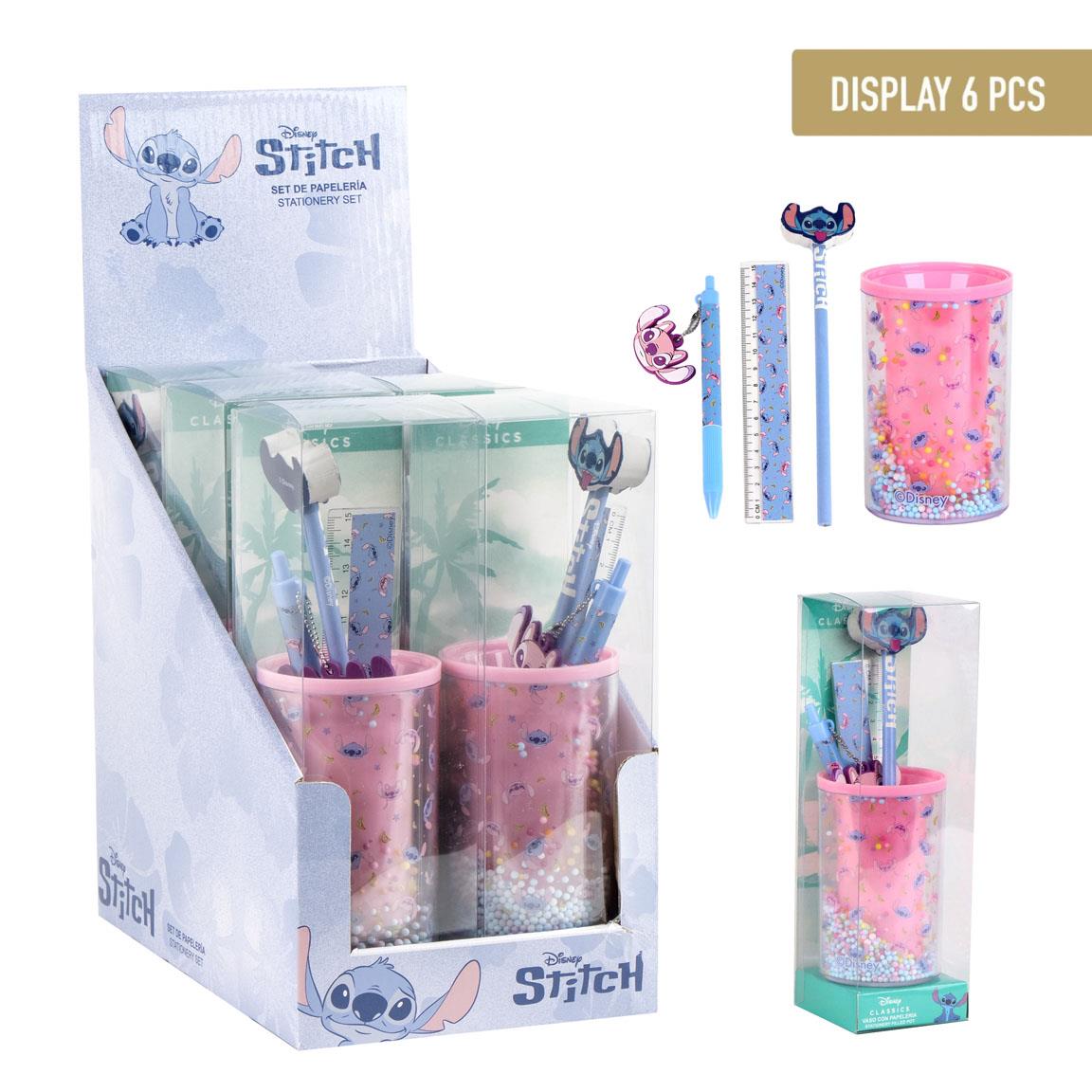 SET DE PAPELERÍA PORTALÁPICES STITCH - Imagen 1