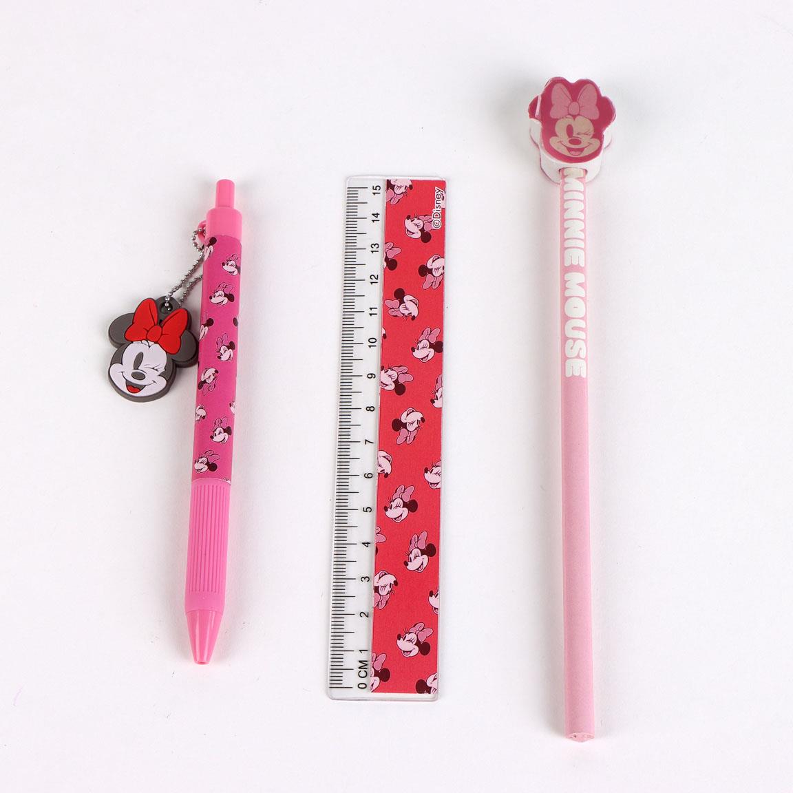 SET DE PAPELERÍA PORTALÁPICES MINNIE - Imagen 2